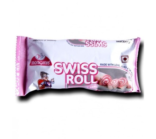 Monginis Swiss Roll Strawberry